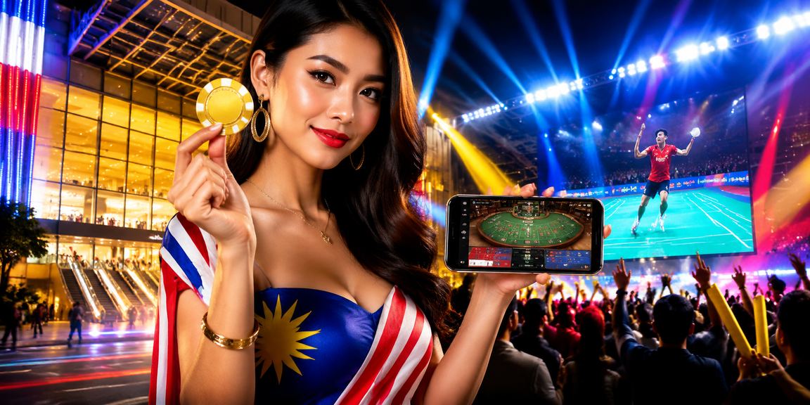 Suasana permainan kasino meja langsung gaya Kuala Lumpur di platform 1520